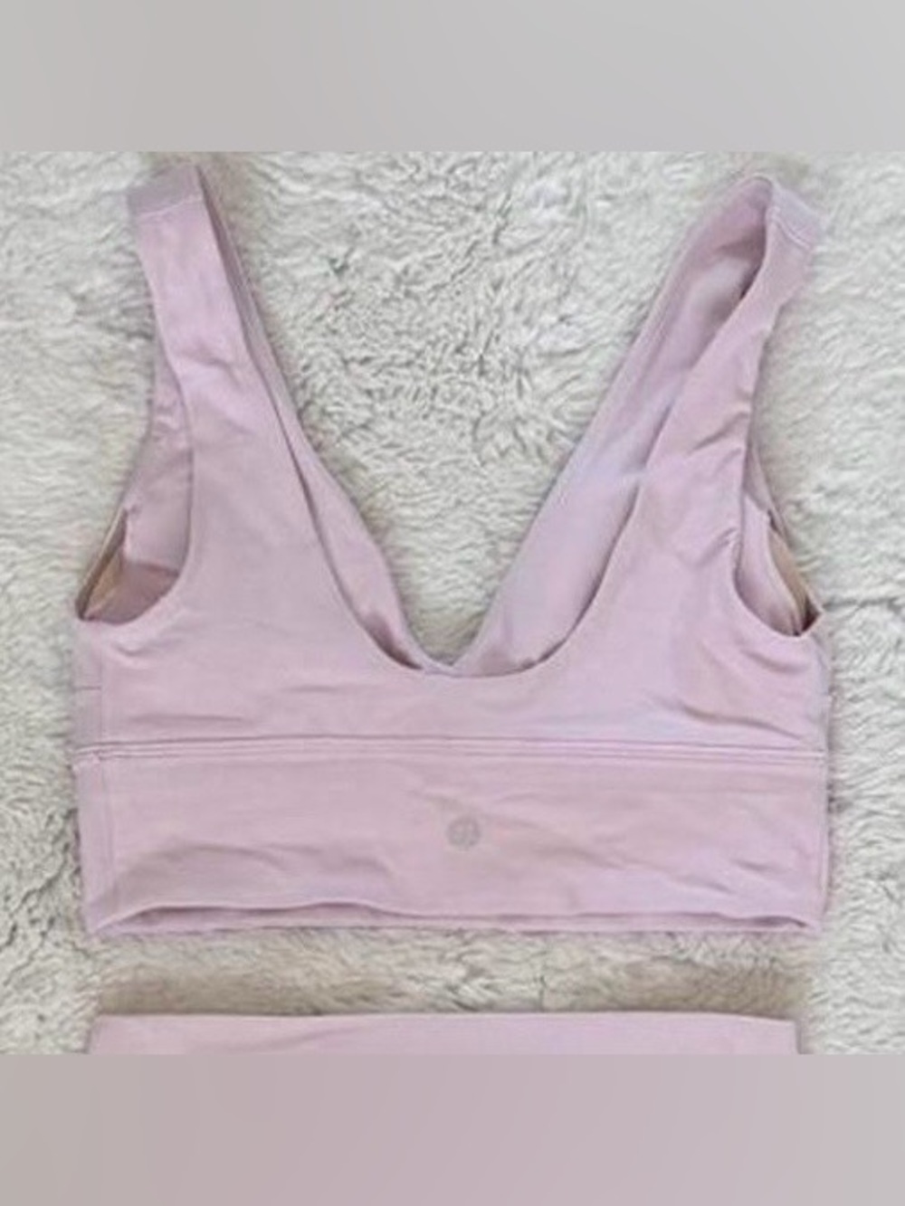 Lululemon Pink Organza Align Bra - Picture 3 of 4
